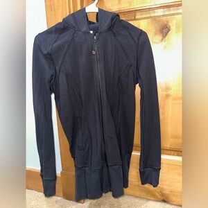 Black lululemon athletic jacket